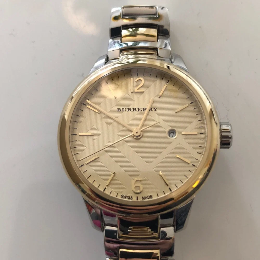 Burberry Women Classic Two-Tone Swiss Quartz Watch - Picture 5 of 8
